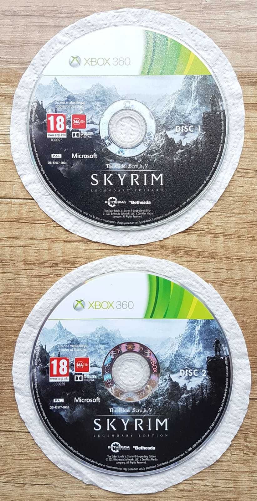 Skyrim Legendary Xbox 360 gra prezent + MAPA