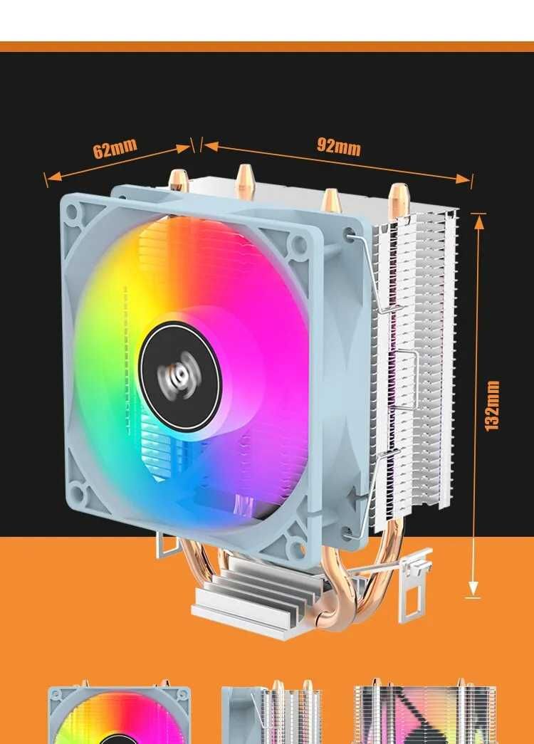 Башенный кулер охлаждения процессора AIGO ICE200PRO TDP 95W