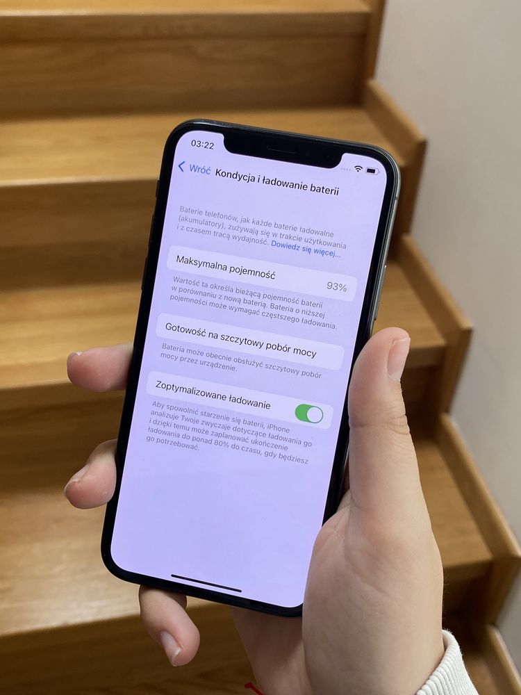 iphone X 64gB stan idealny 93% baterii