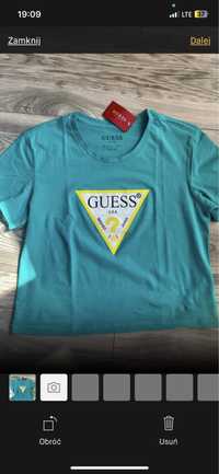 Guess T-shirt morska nowa