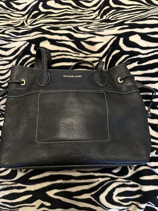 Черная сумка-тоут Michael Kors с завязками на шнурке