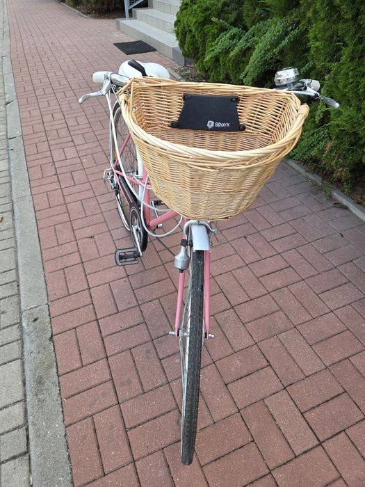 Rower Damka Dwururka z koszykiem