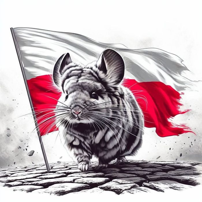 Szynszyla beżowa 4 miesiące