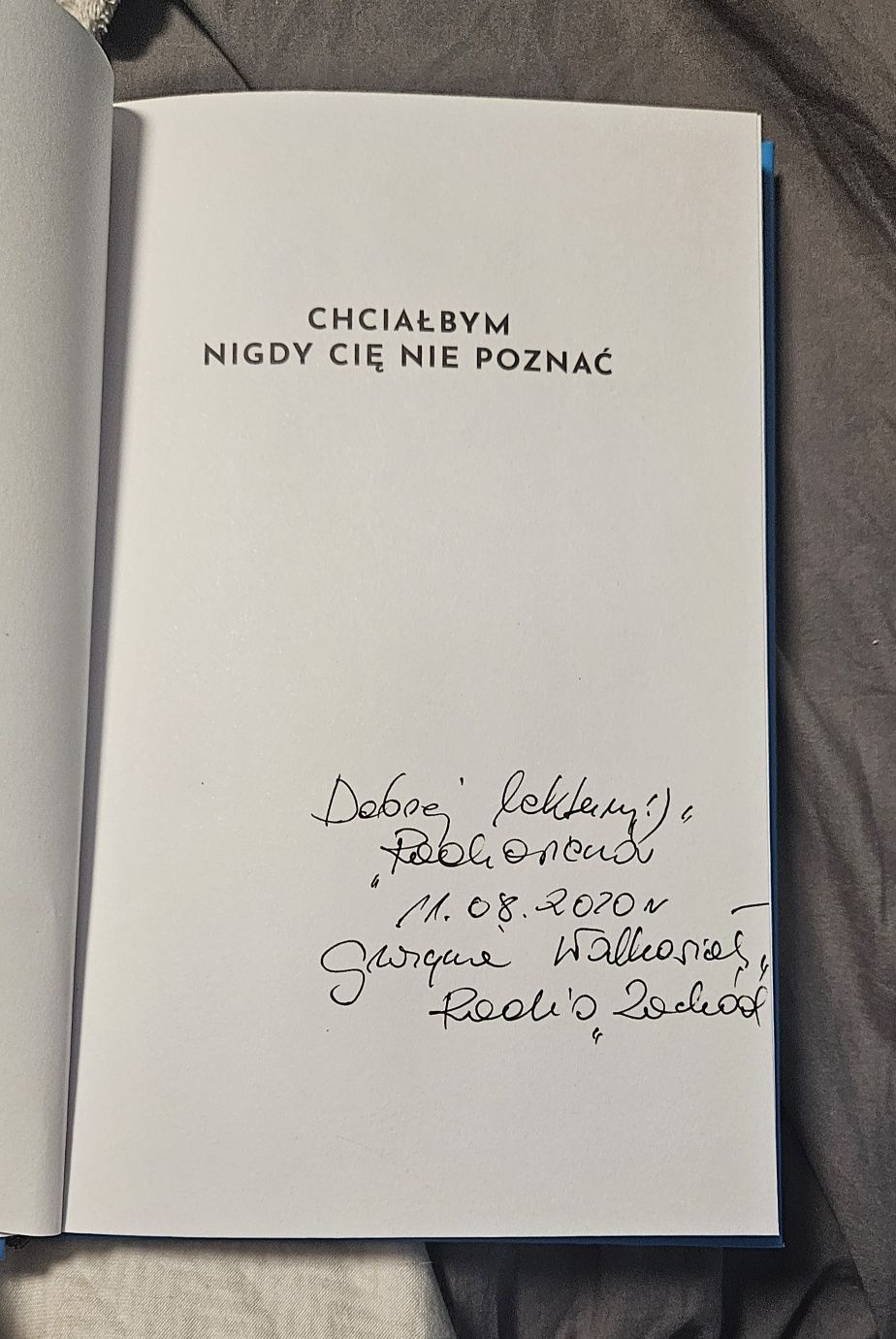 Książka Wiktor Krajewski ,,Chciałbym nigdy Cię nie poznać"