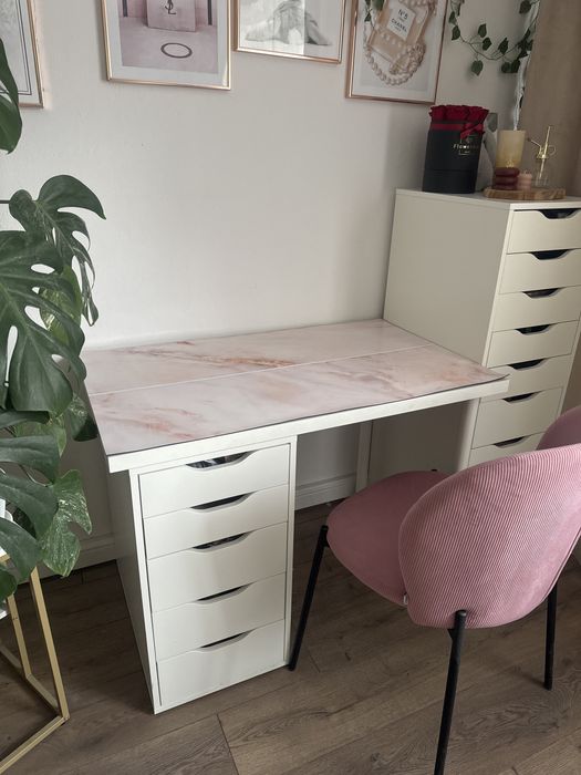 Komoda alex ikea + biurko + krzesło