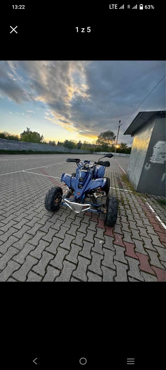 Quad zarejestrowany opłacony