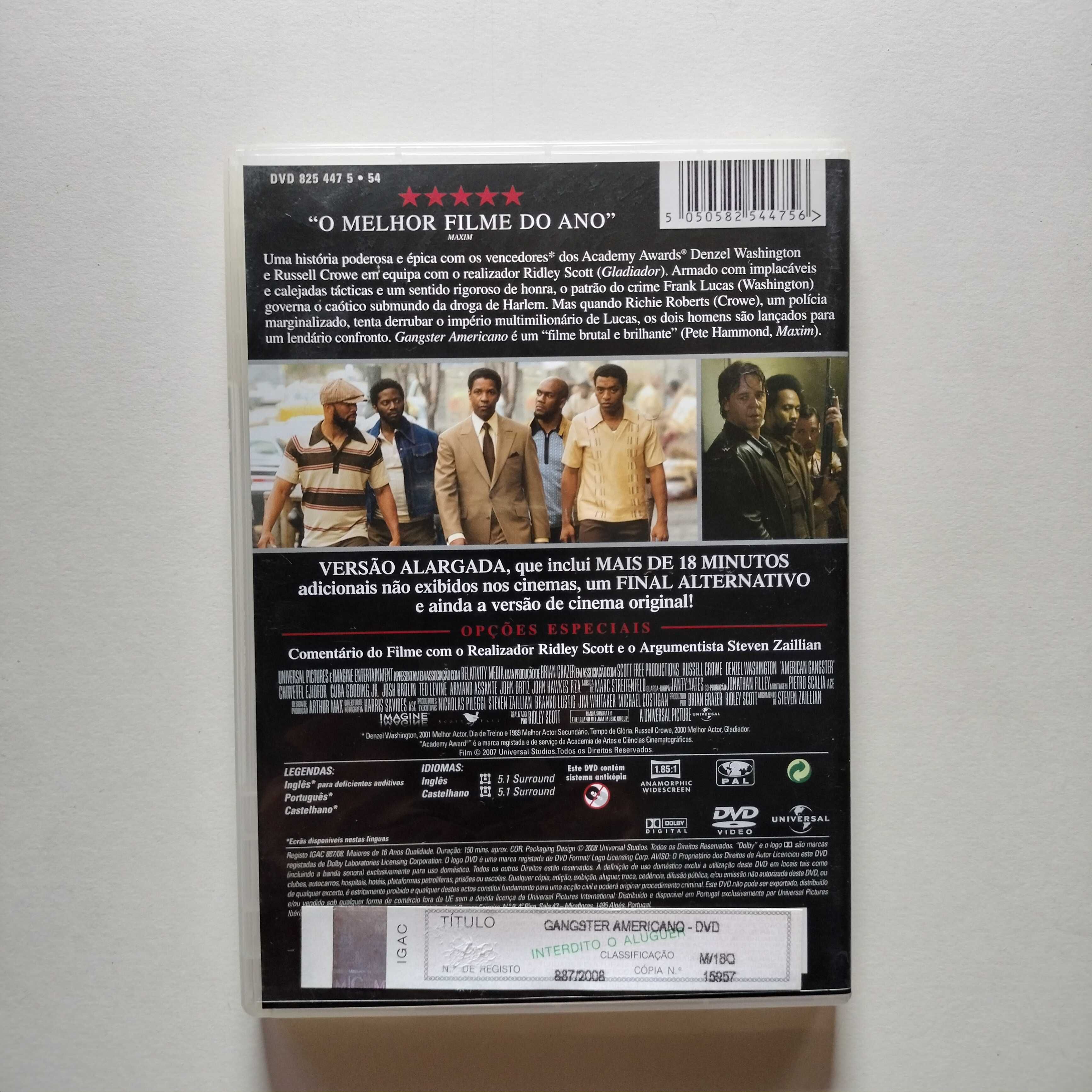 Gangster Americano, DVD
