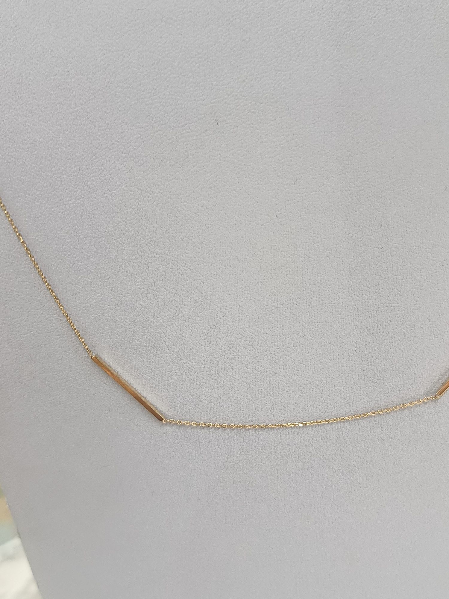 Piękny długi złoty oryginalny naszyjnik 80 cm żółte złoto pr 585 14 ka