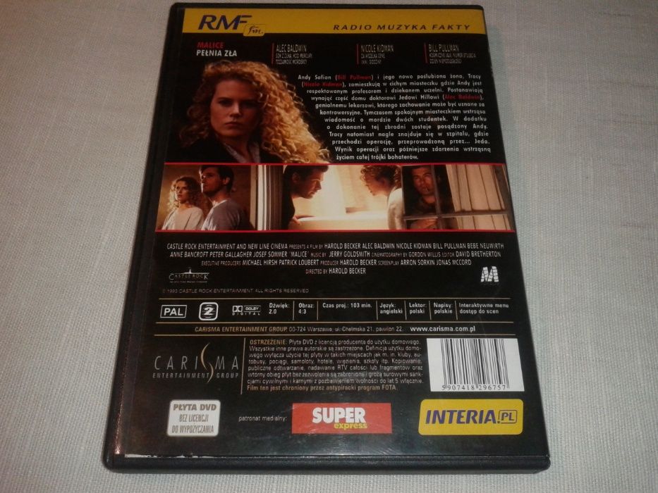 DVD Pełnia Zła DVD