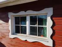 Okna drewniane altana 60x70 domek