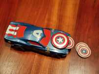 Carro lança escudos Capitão América Avengers