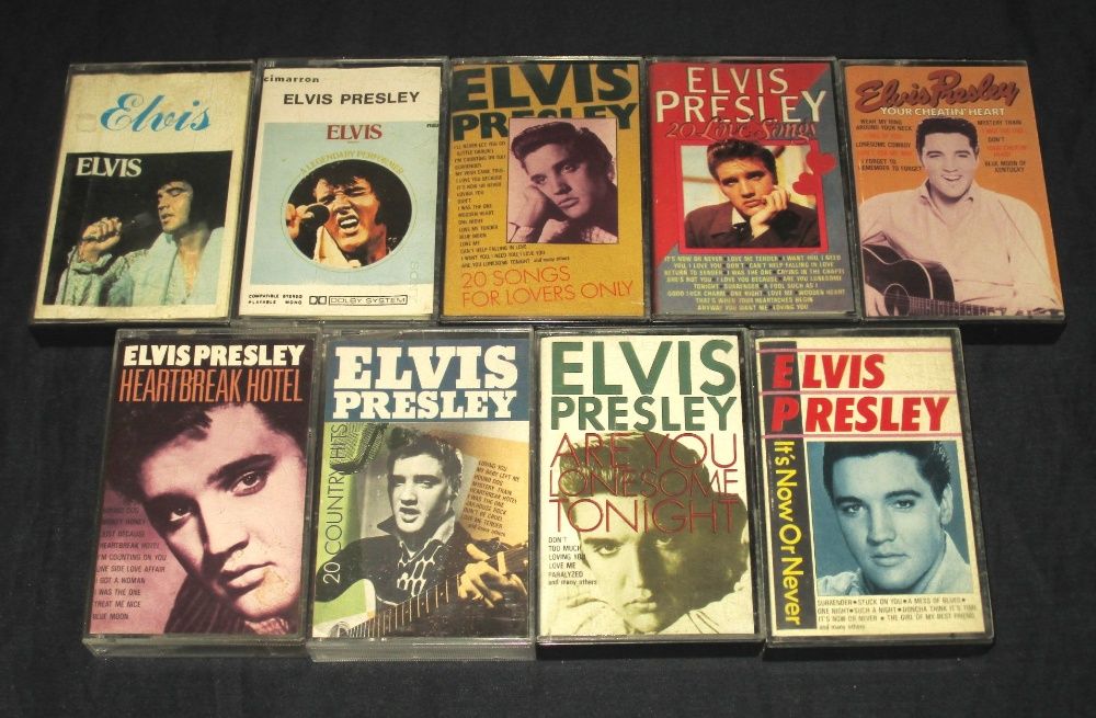 Cassetes Audio anos 80 Elvis Presley k7