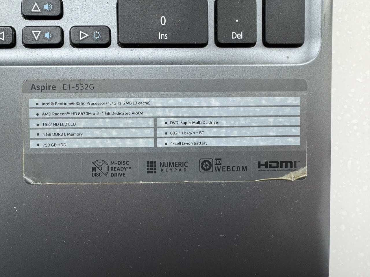 Ноутбук Acer Aspire E1-532G