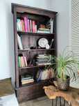 Regał biblioteka drewno egzotyczne palisander sheesham biblioteczka