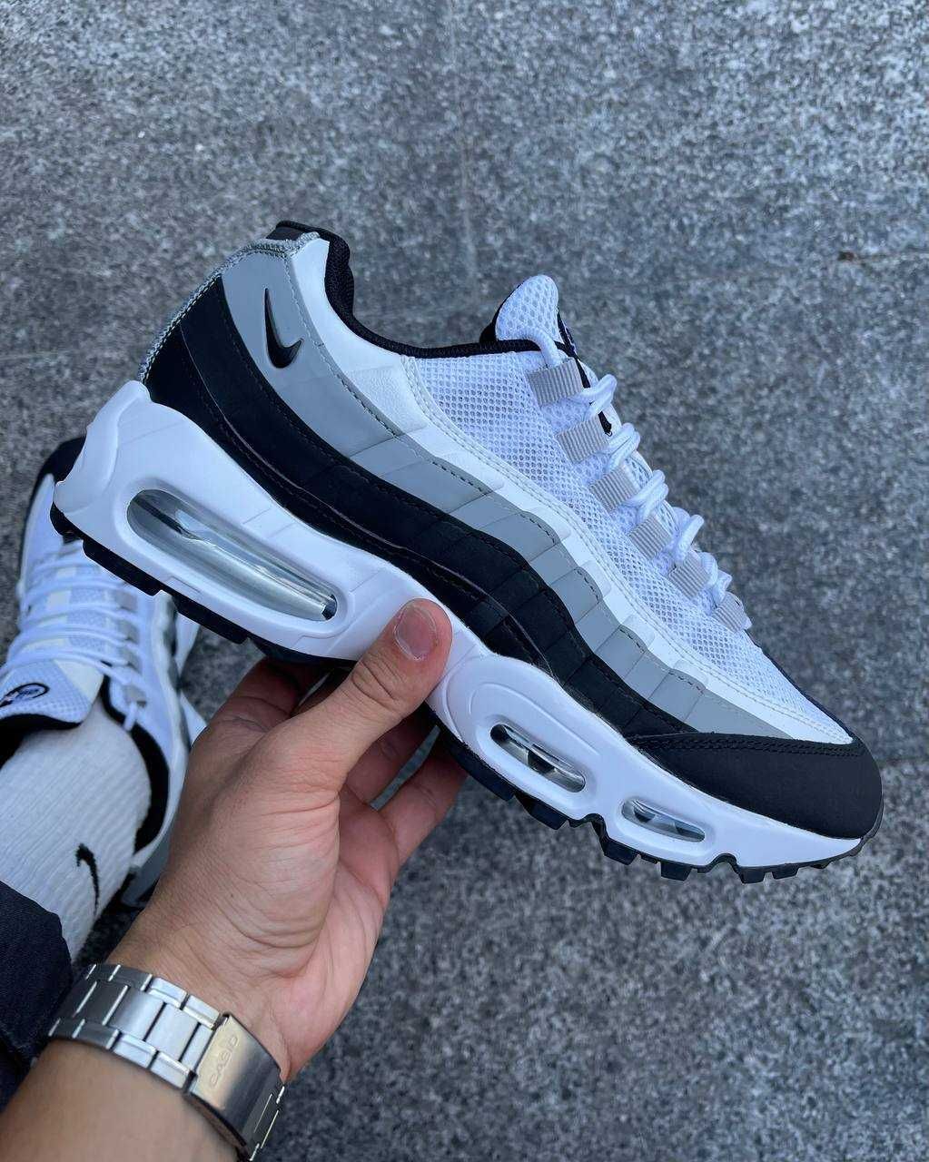 !SALE! Nike Air Max 95 White/Black 40 41 42 43 44 45 46 найк аир макс