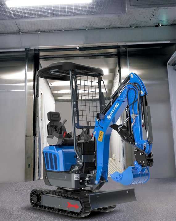 Mini escavadora nova 1.2 Ton com motor Kubota – Garantia incluída