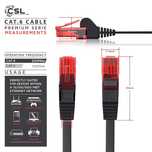 CSL 301454 Kabel sieciowy płaski Cat6 U/UTP RJ45 Ethernet GIGABIT 25cm