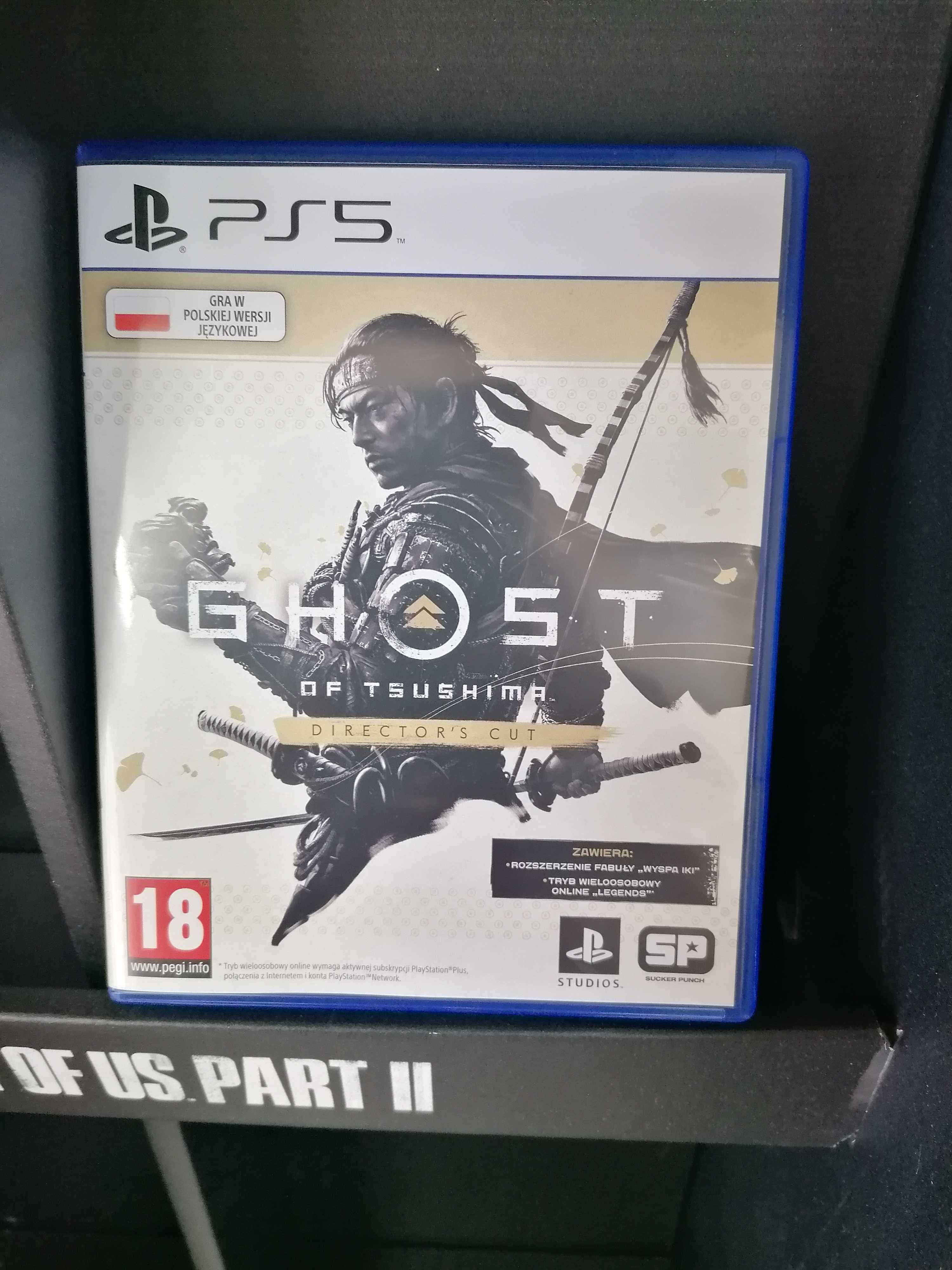 Ghost os Tsushima Director `s Cut Ps5 dostepna wersja na Ps4