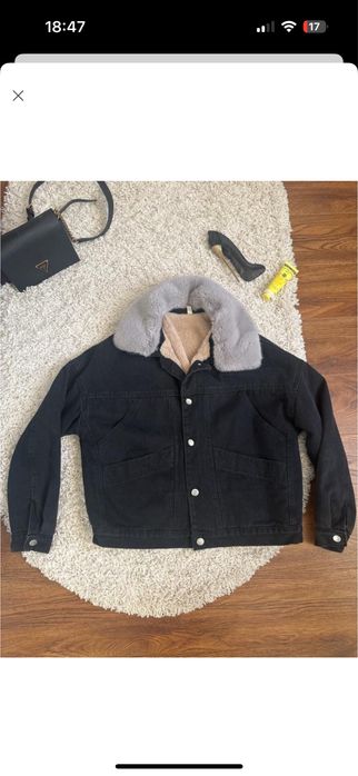 Джинсова куртка зимова