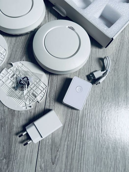 Meross GS559AH 3x czunik dymu plus bramka homekit wifi