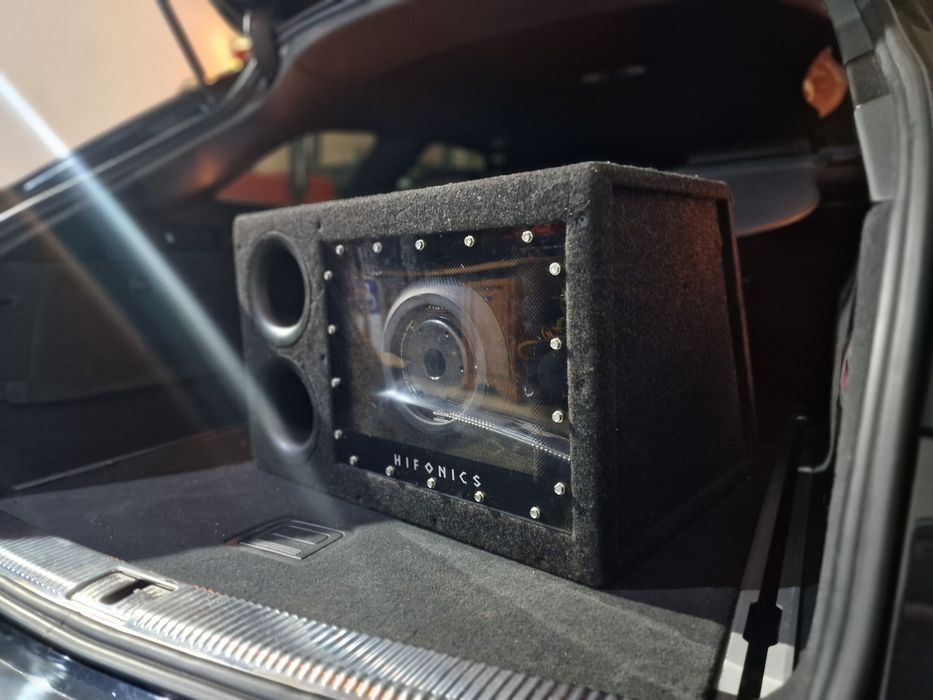 Skrzynia basowa subwoofer tuba Głośnik 30 cm Vibe Black Air 12d2v7