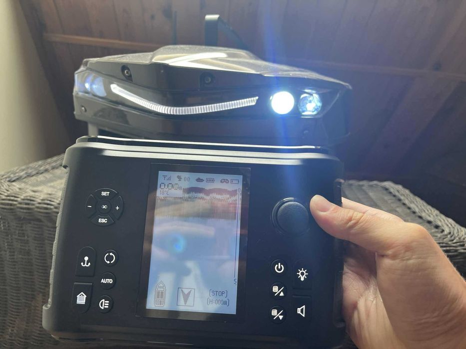 Łódka zanętowa Viking Boat PATROL XL  Czarna z akumulatorami Nowa