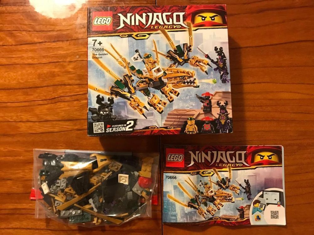 Lego Ninjago Dragão Dourado 70666