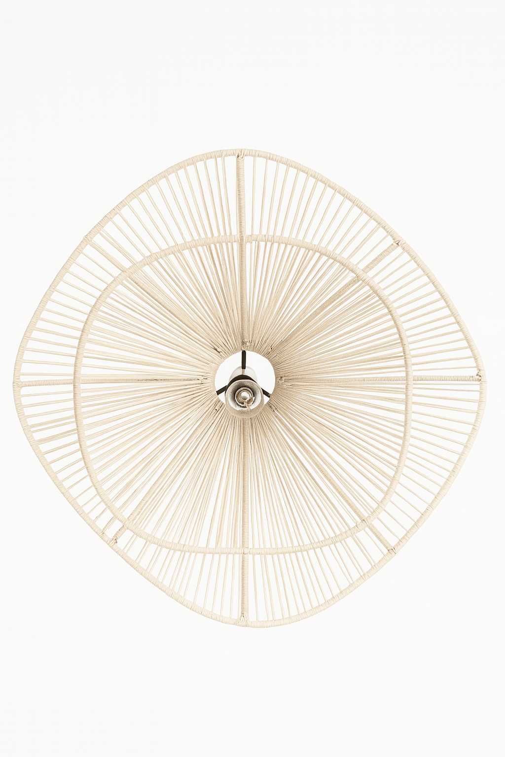 Lampy klosze ze sznurka jutowe boho rustykalne styl platfon led
