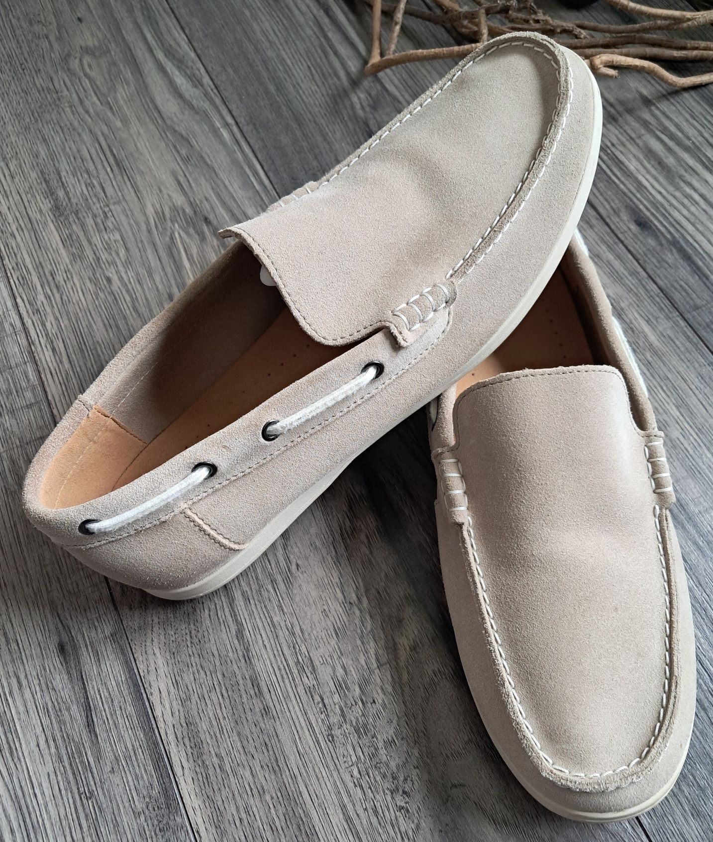 Мокасини шкіряні CLARKS (р.43)