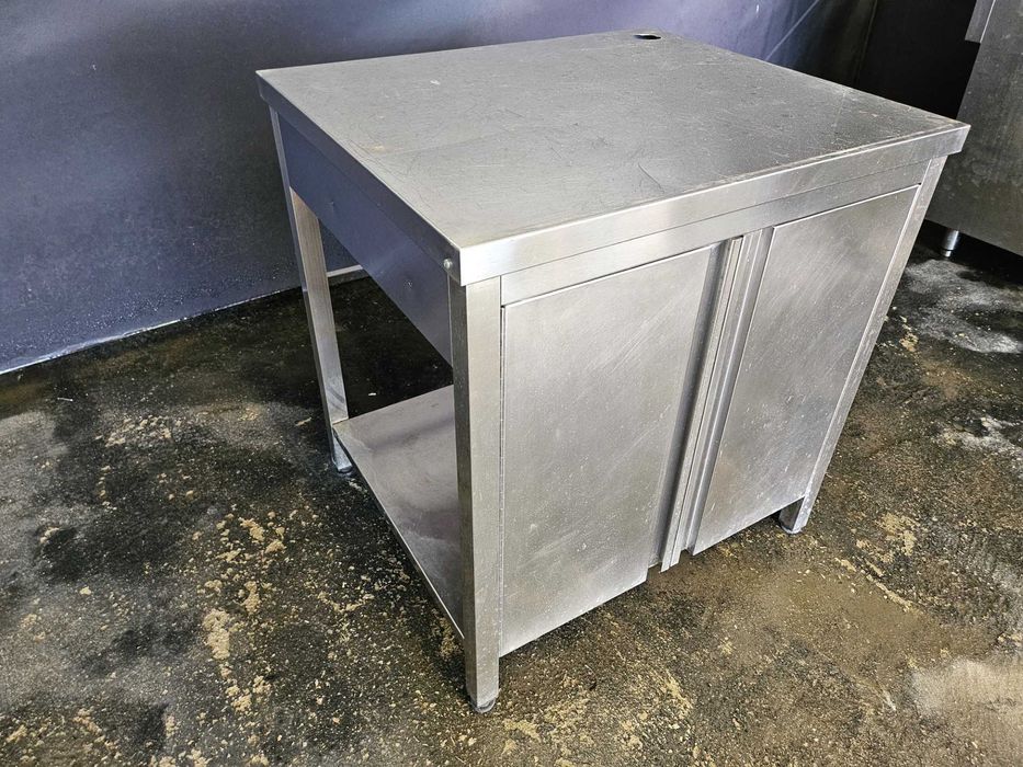 Bancada em inox para forno