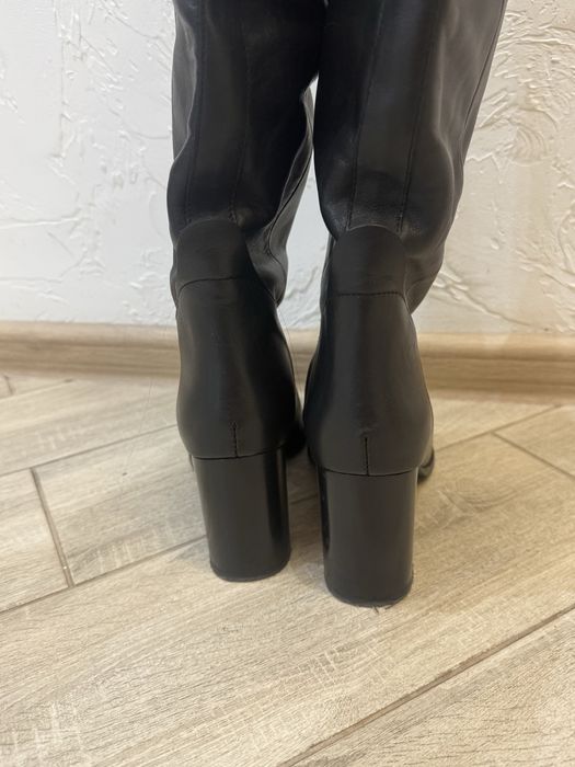 Чоботи сапоги ботфорти massimo dutti