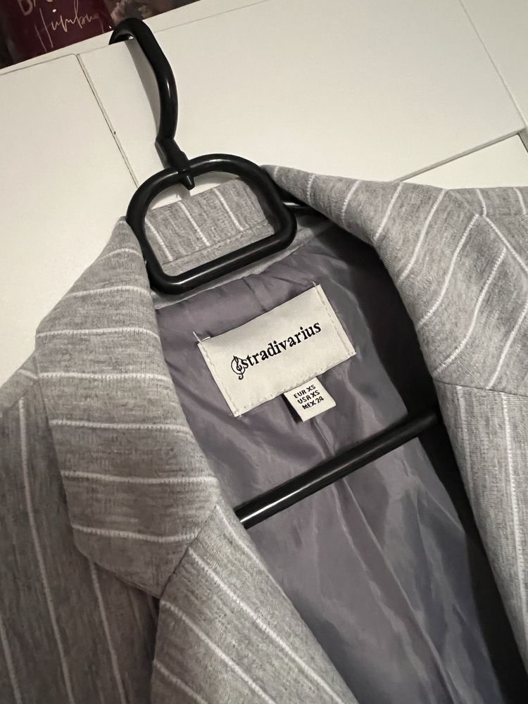 Marynarka Stradivarius dzianinowa XS w paski