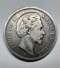 5 marek. Ludwig 2. Bayern 1875 rok.