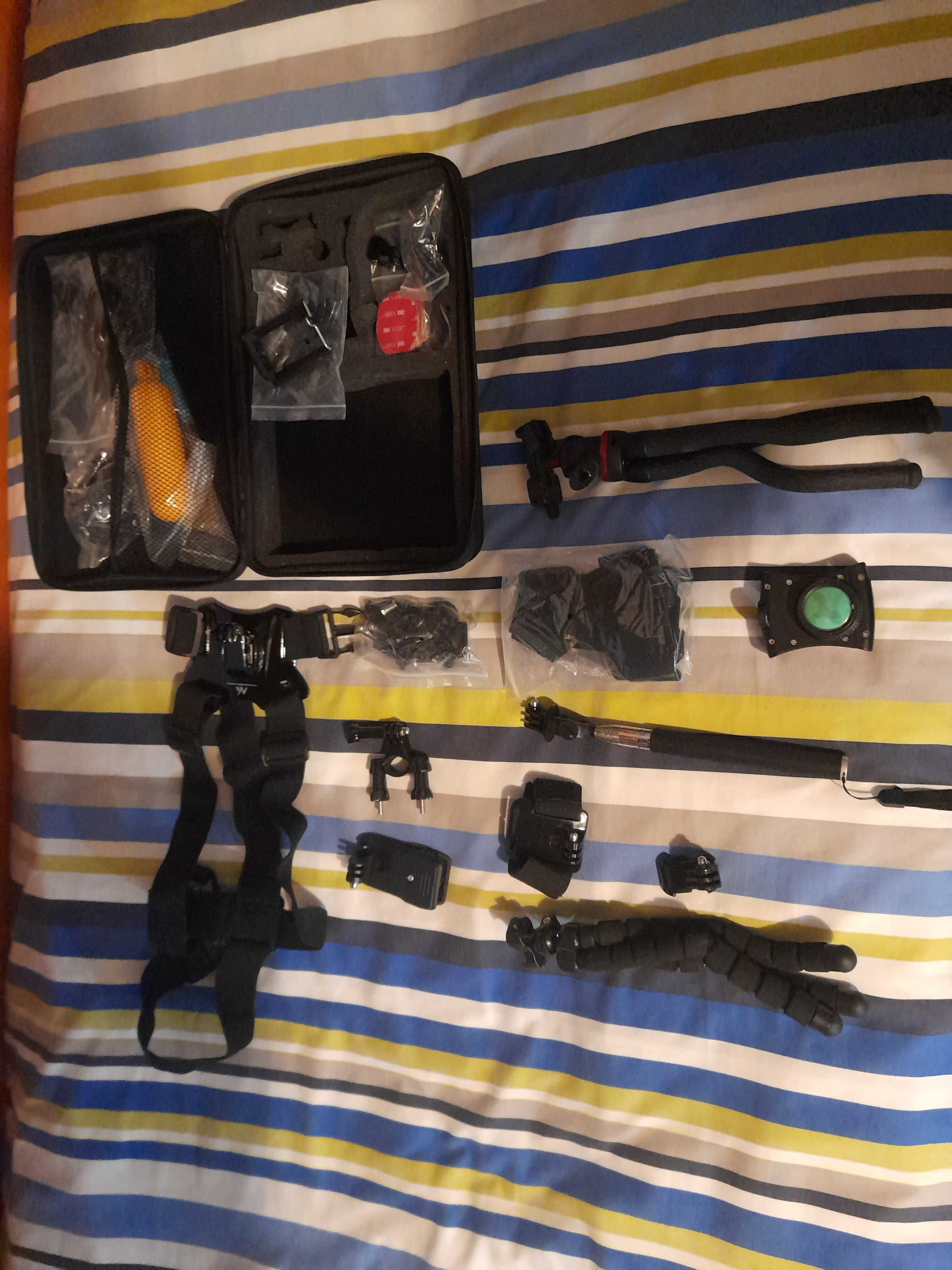 Camera Go Pro Black 8 e Utensílios
