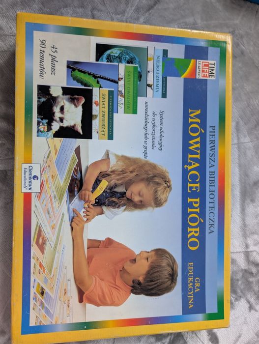 Retro gra edukacyjna pierwsze mówiące pióro clementoni lata 2000 zabaw