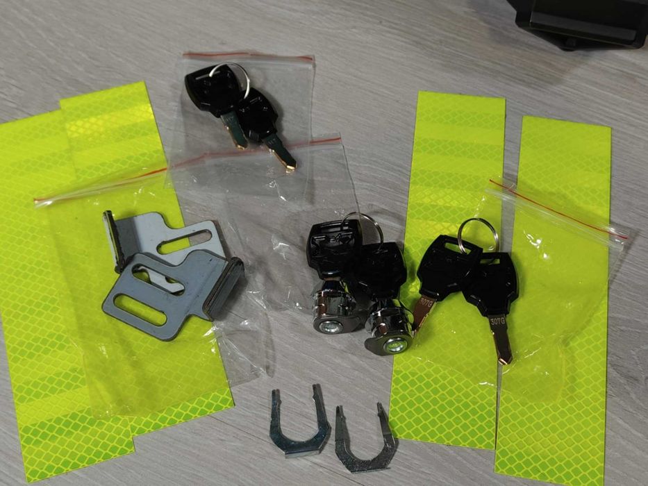 ALUMINIOWE kufry motocyklowe boczne CZARNE 2x38L uniwersalne SW-Motech