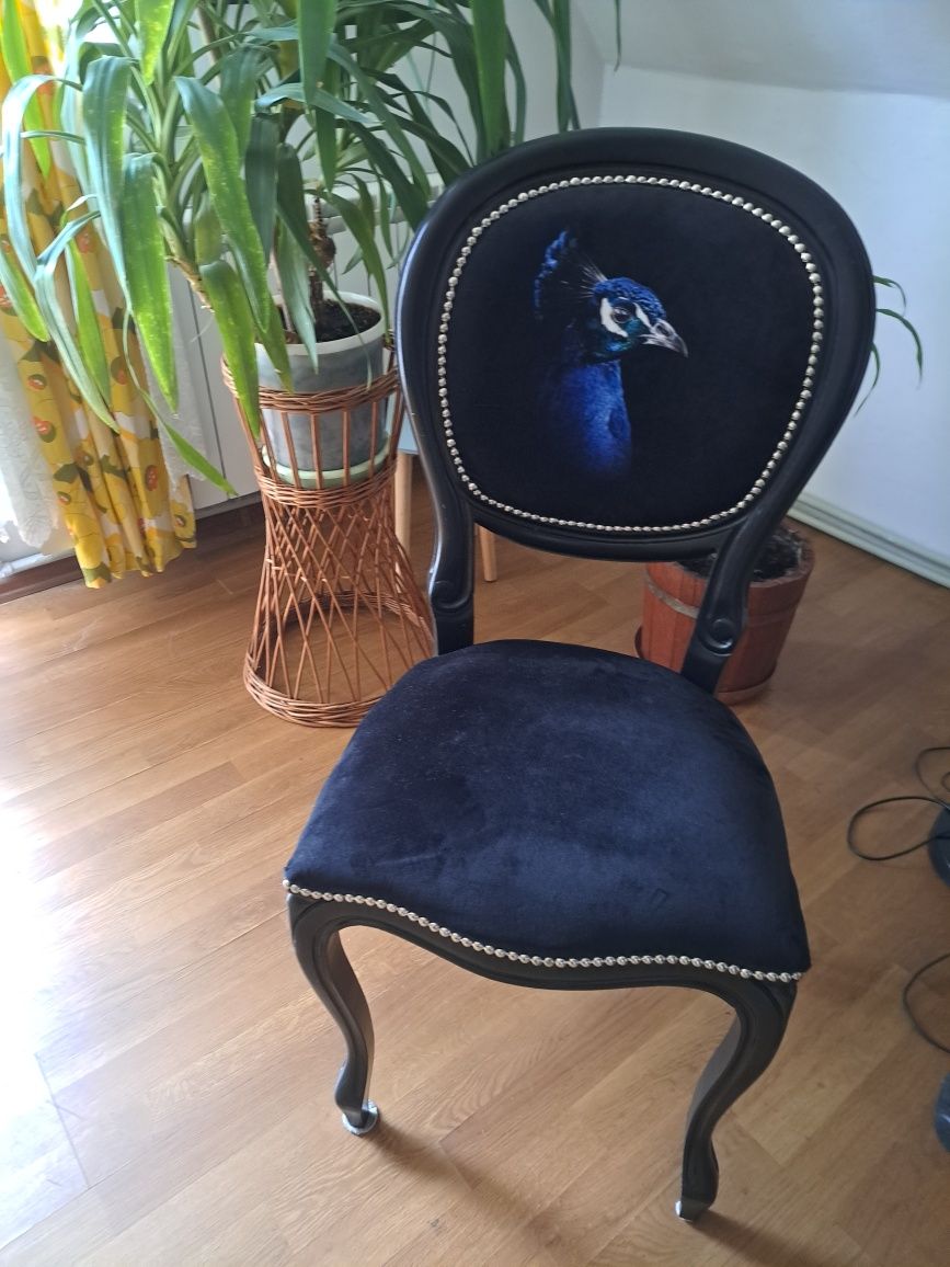 Krzesło Krzesło welur