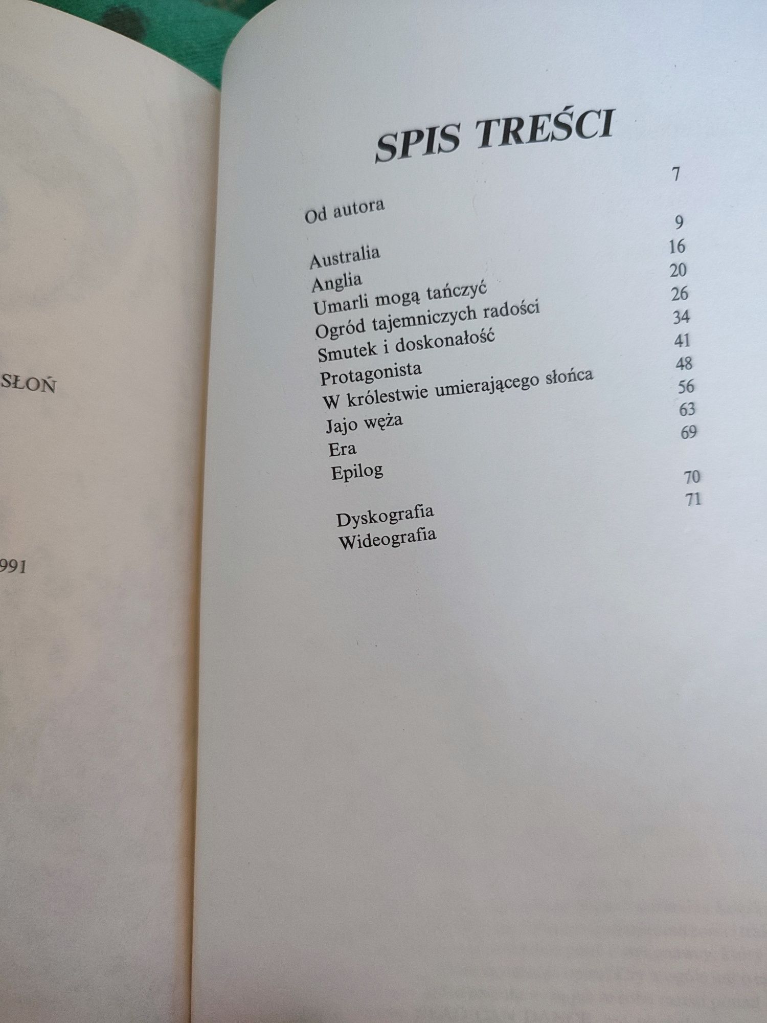 Tomasz Słoń Dead can Dance W królestwie umierającego słońca wyd I 1991