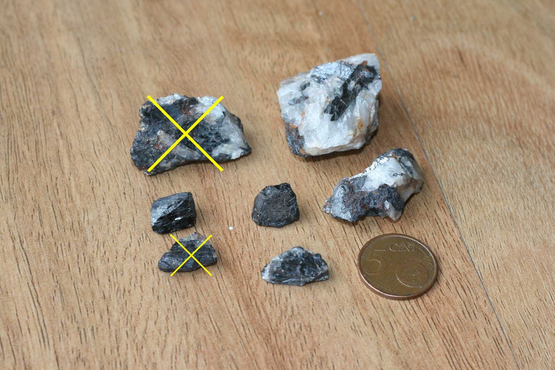 Minerais – Pirite, galena e volframite (inclui envio)