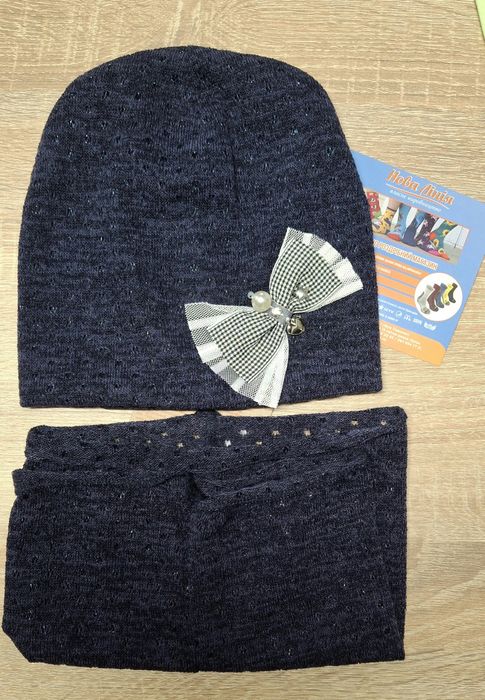 Дитячі шапочки з вушками | Весна-осінь | Розмір 1–14 років