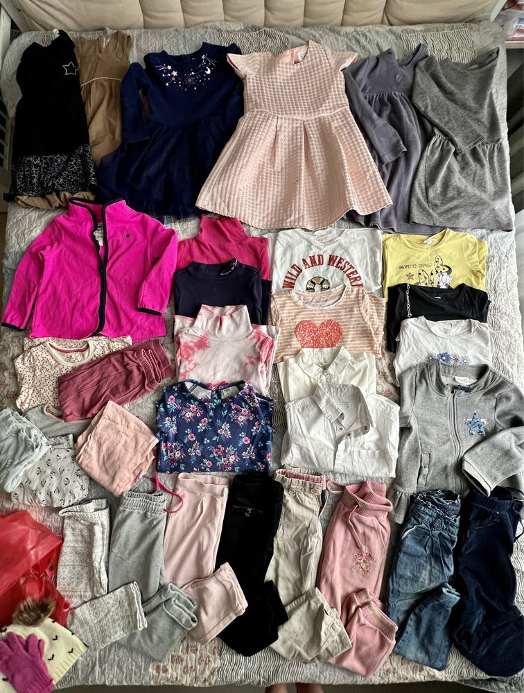 Zestaw paka odzieżowy dla dziewczynki 5 110 na wiosnę jesień