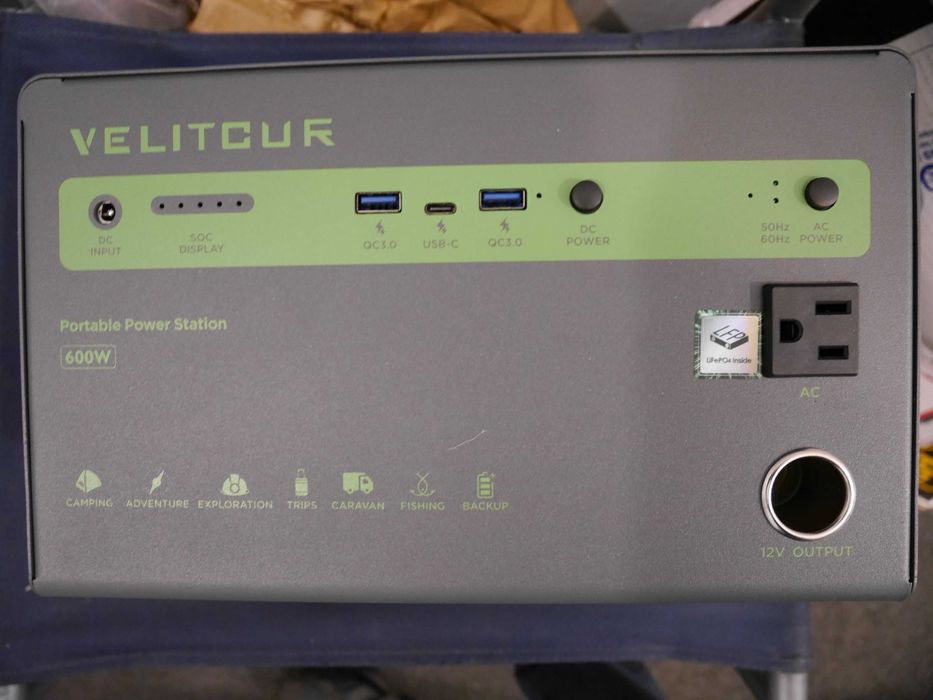 Зарядна станція-повербанк Velitcur 691 Wh (216000mAh) LiFePO 110В