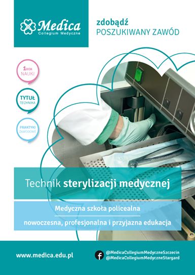 Technik sterylizacji medycznej! Ruszył nabór!