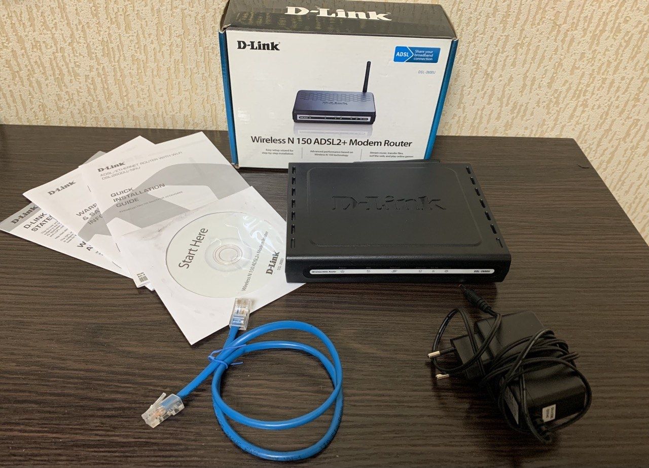 Модем D-Link dsl-2600u