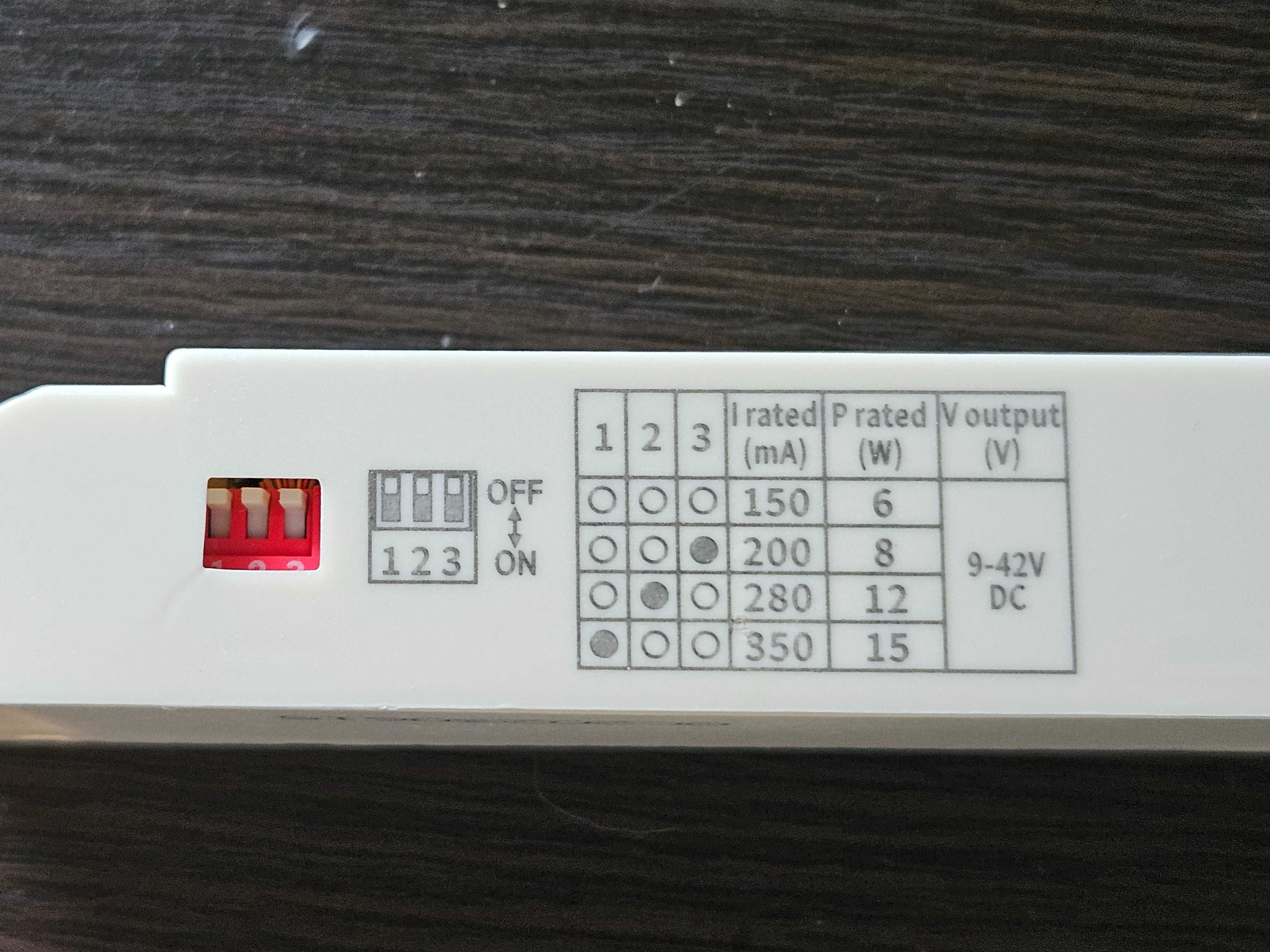 Zasilacz LED TOPBAND TP-DT8-42 9-42V DC 15W