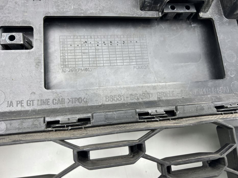 kia picanto iii gt-line lift kratka środkowa zderzaka przedniego 20-2