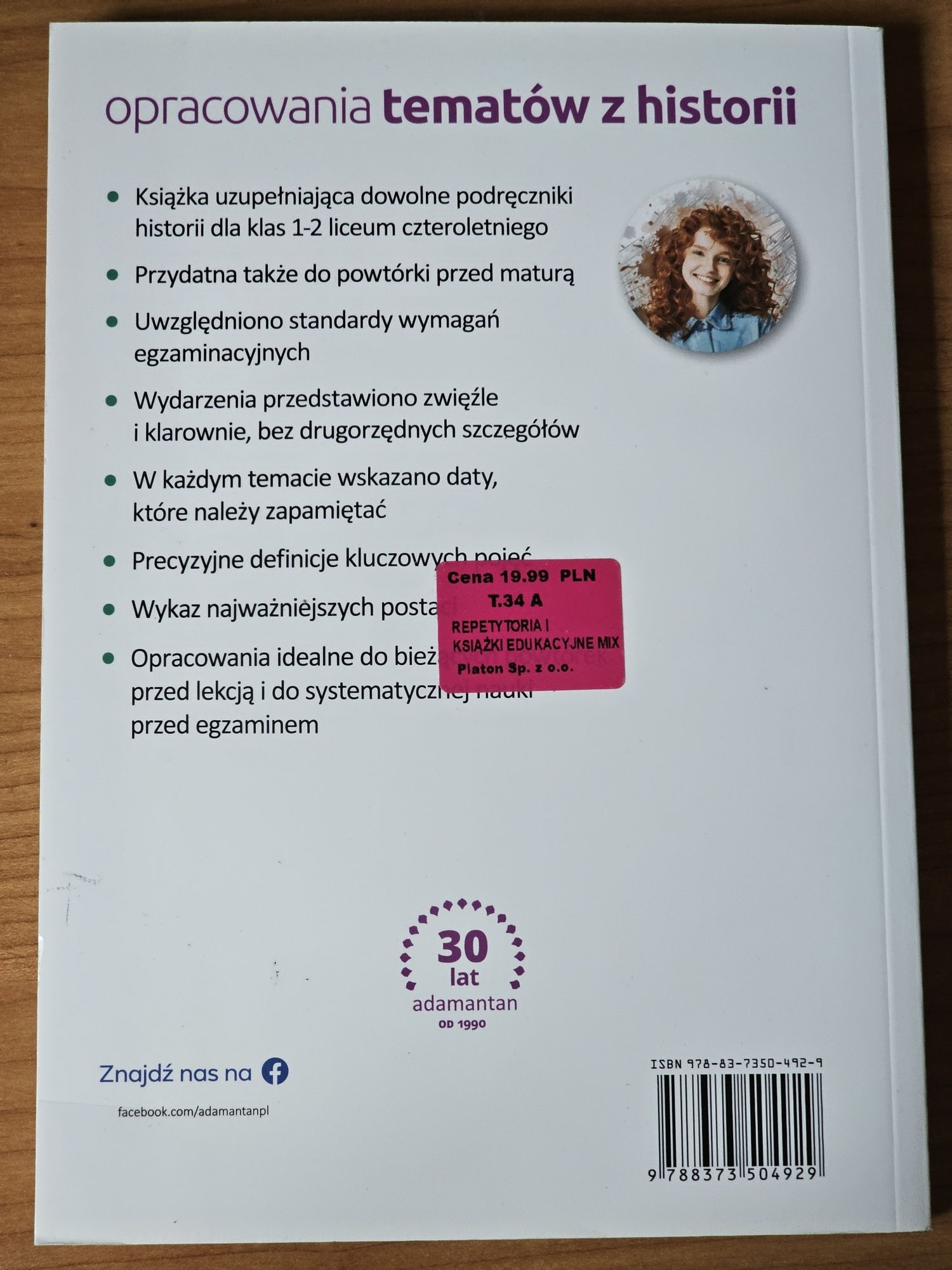 Opracowania tematów z historii klasa 1-2 liceum i

technikum Adamantan