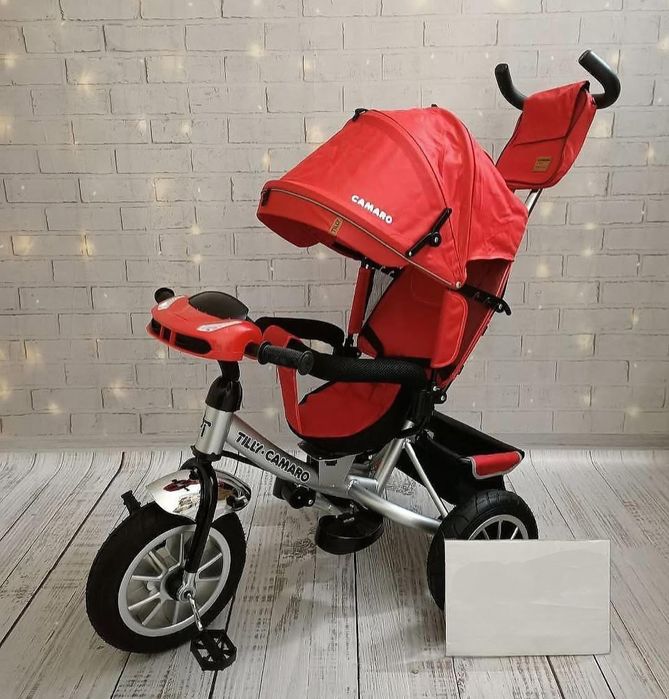 Триколісниий дитячий велосипед коляска Поворот сидіння детский