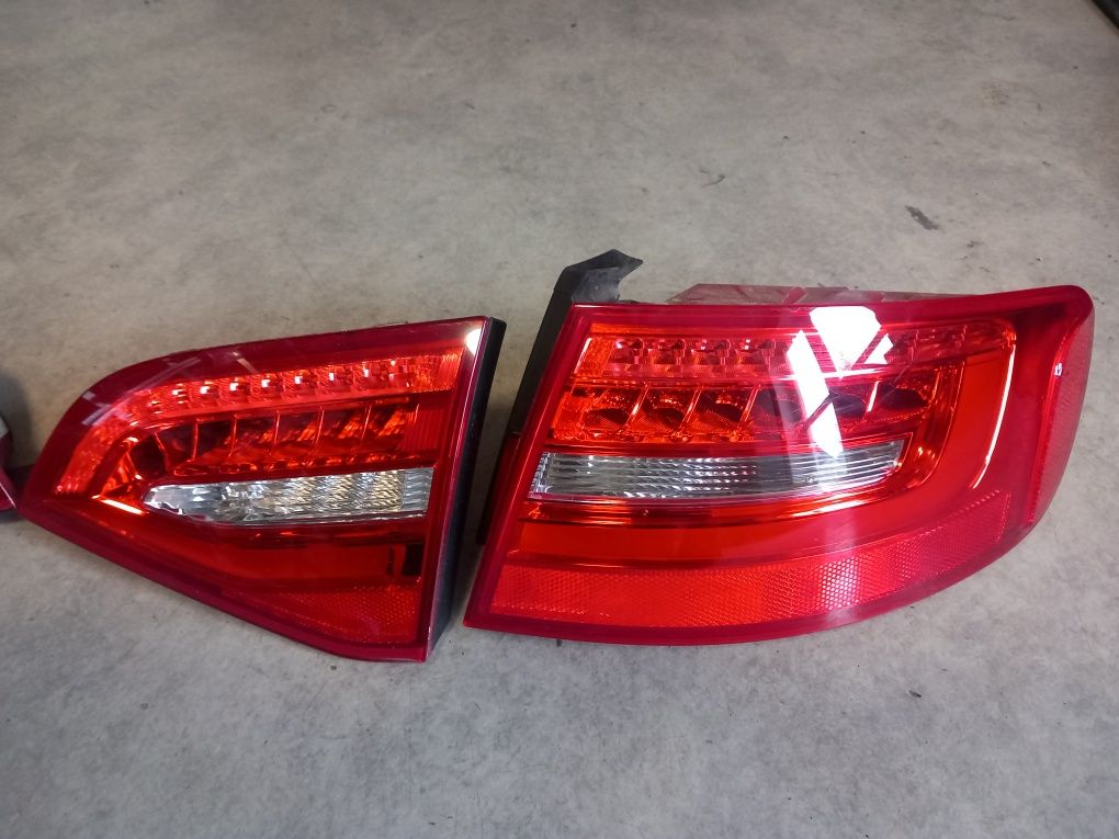 Lampy tyl neon led a4 b8 lift kombi avant