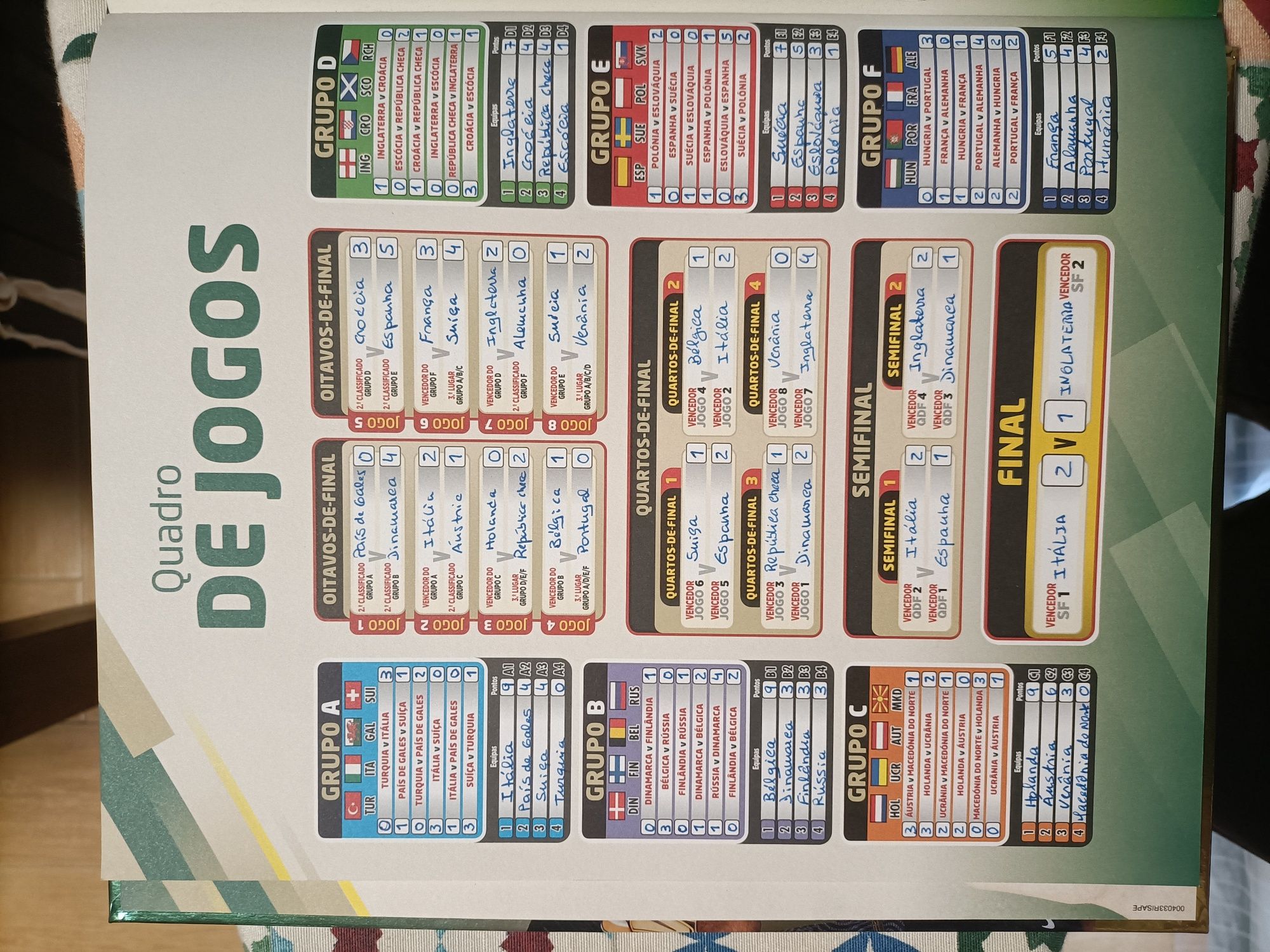 Caderneta de cromos de bola